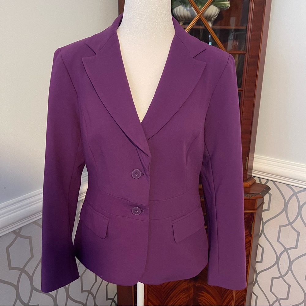 NY & Company Stretch Blazer - Plum / Size 6